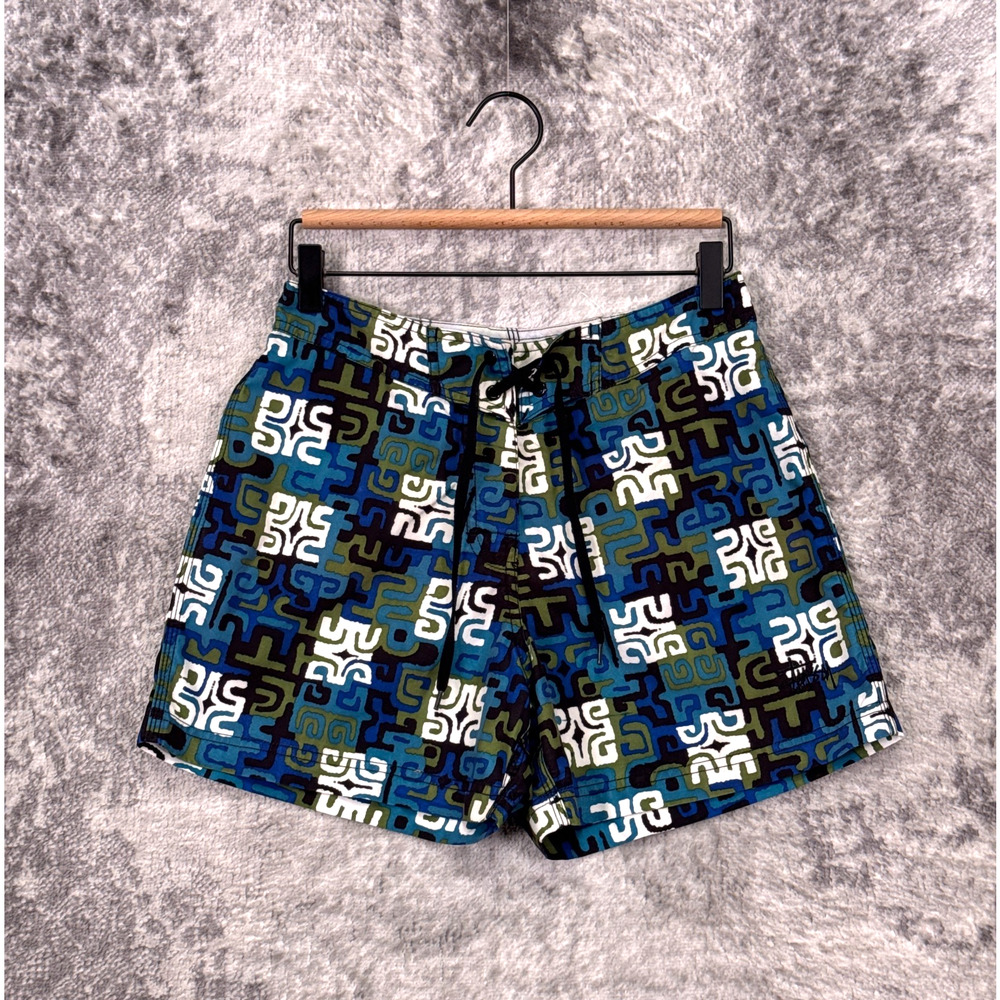 Vintage Stussy Board Shorts XS Mens Tribal Print